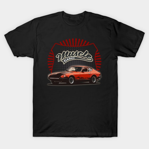 Datsun 240Z 1969 car muscle T-Shirt by JocelynnBaxter